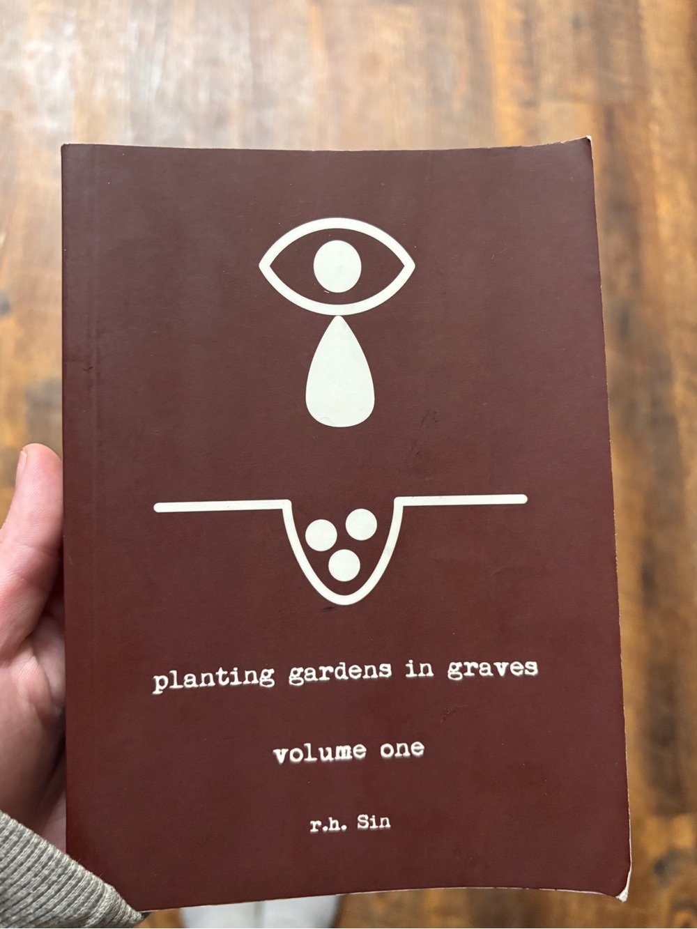 r.h Sin Poetry Book “Planting Gardens in Graves” Volume 1